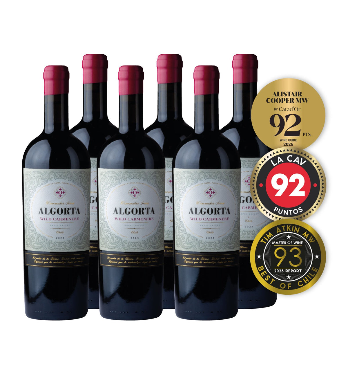 WINEMAKER SERIES - WILD CARMENERE - CAJA 6 BOT.