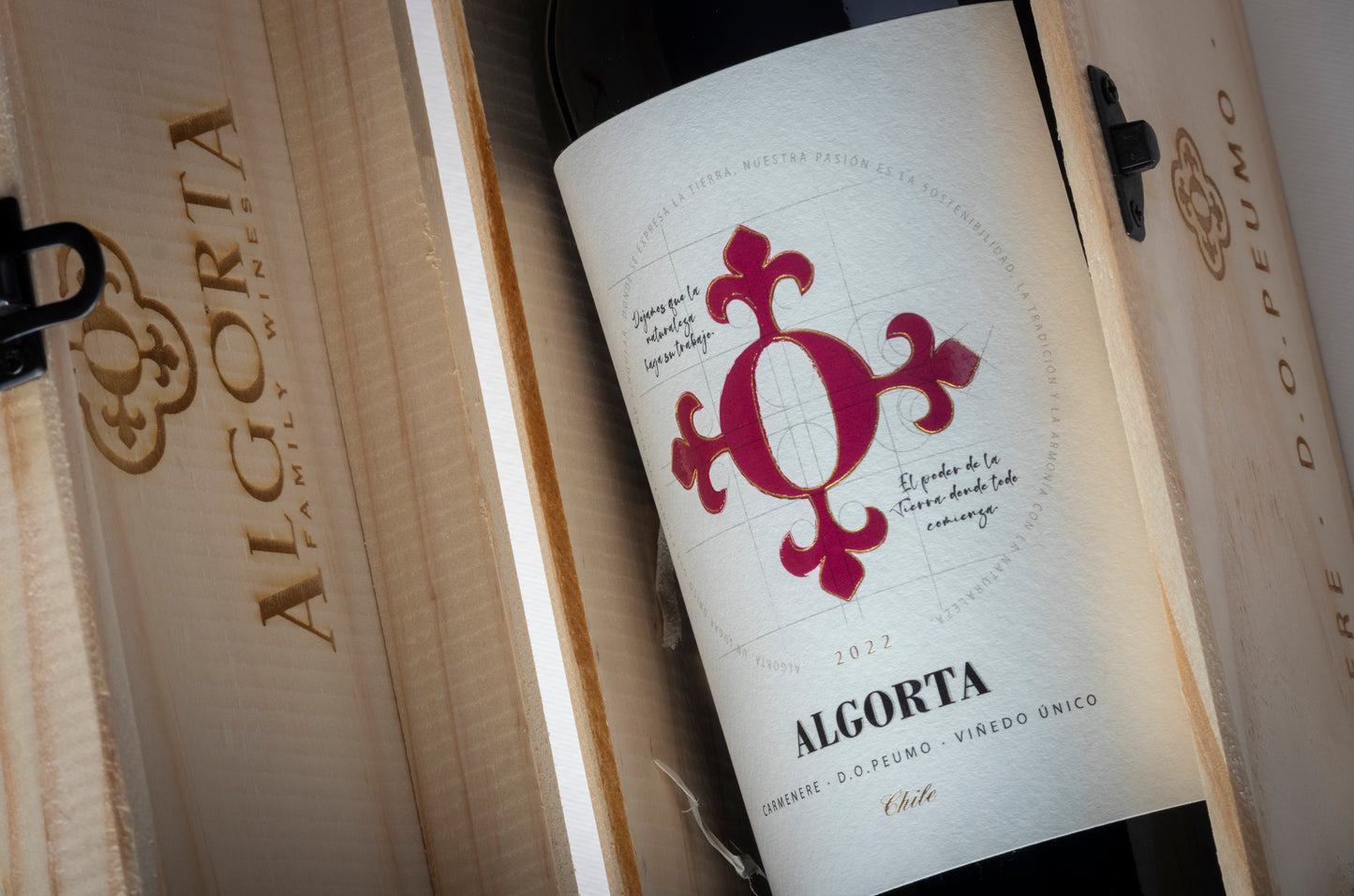 ICONO CARMENERE - VIÑEDO UNICO - CAJA MADERA 1 BOT.