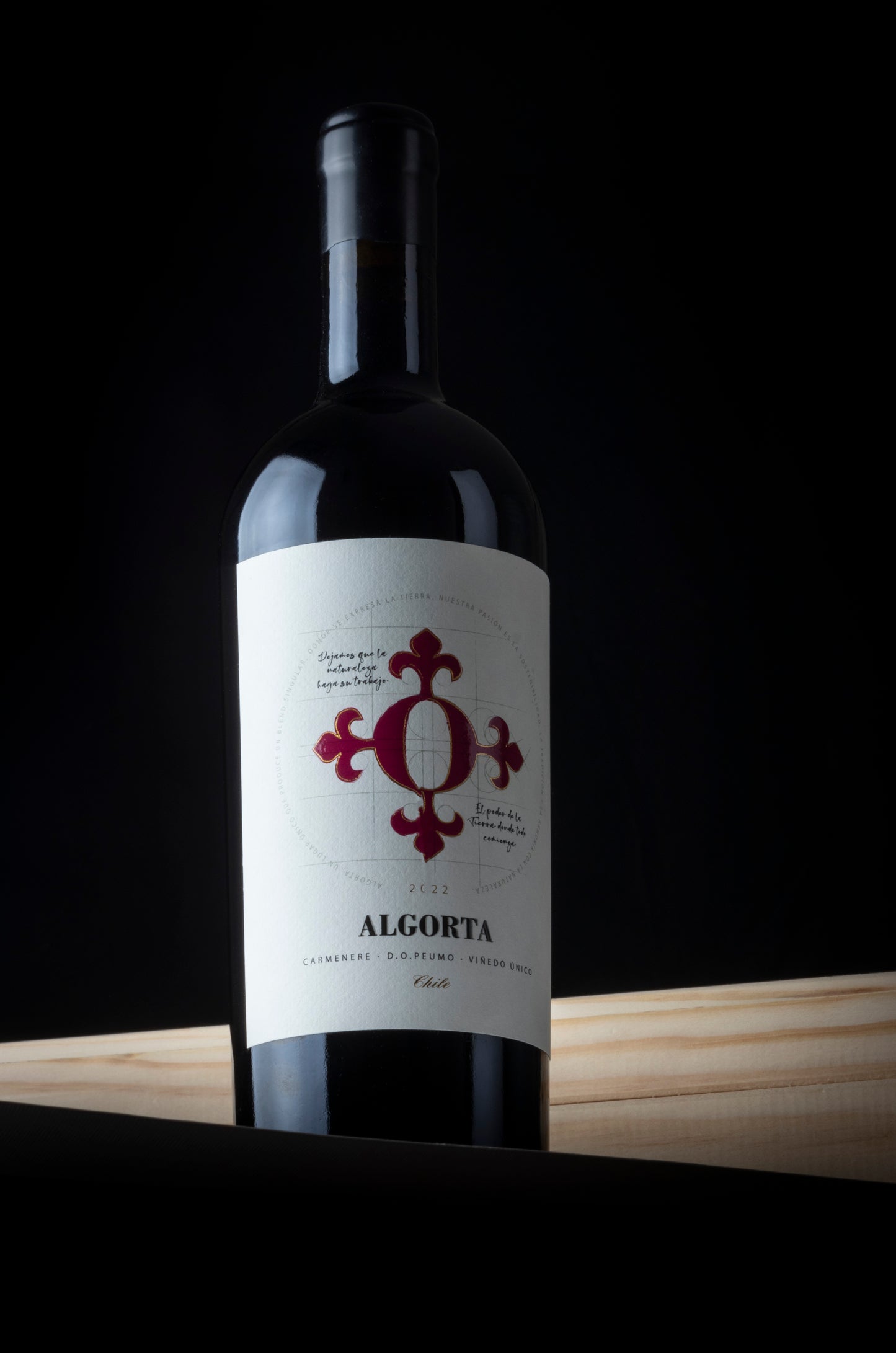 ICONO CARMENERE - VIÑEDO UNICO - CAJA MADERA 1 BOT.