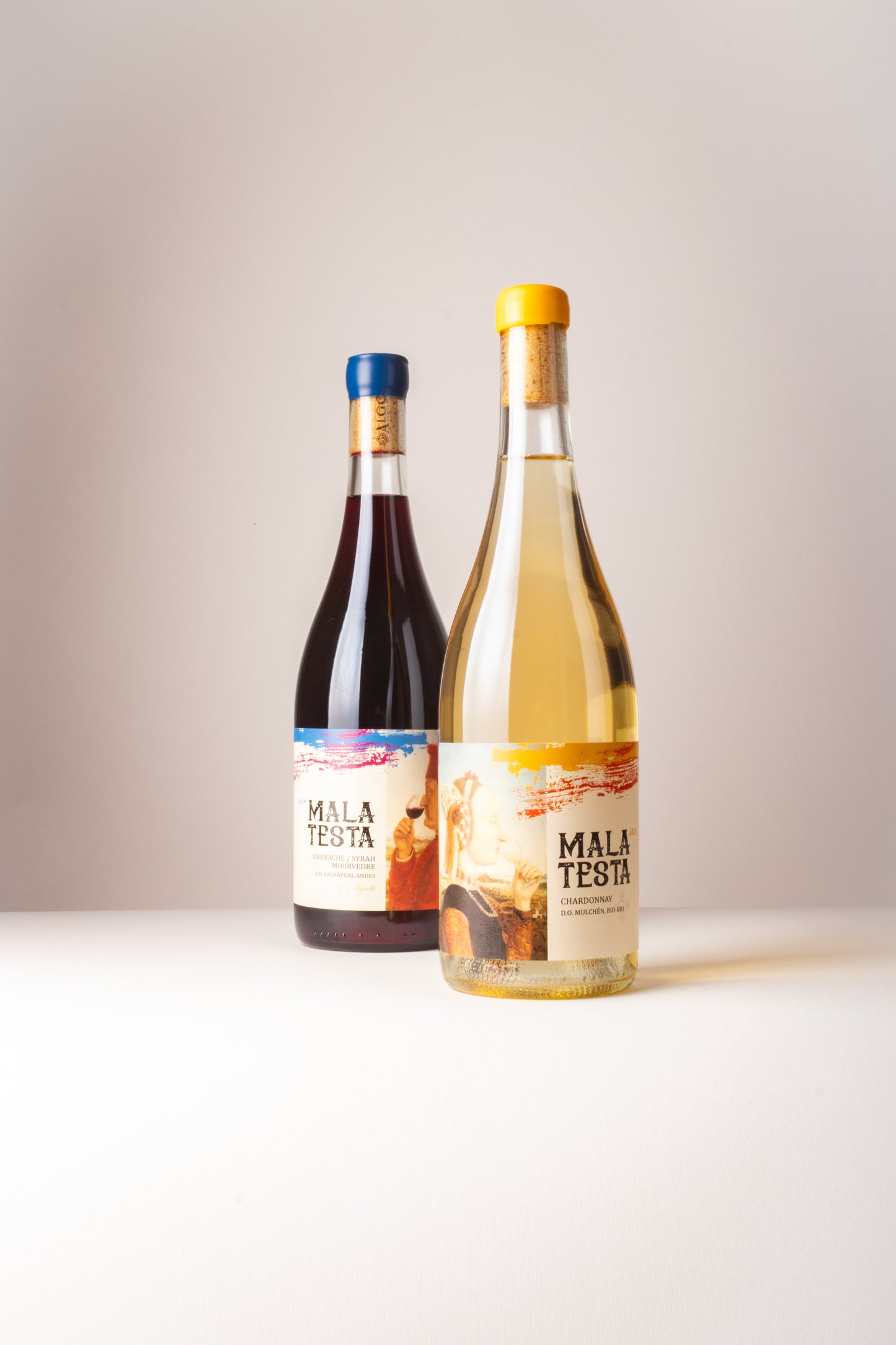 MALA TESTA - CAJA MIXTA (GSM & Chardonnay) - CAJA 6 BOT.