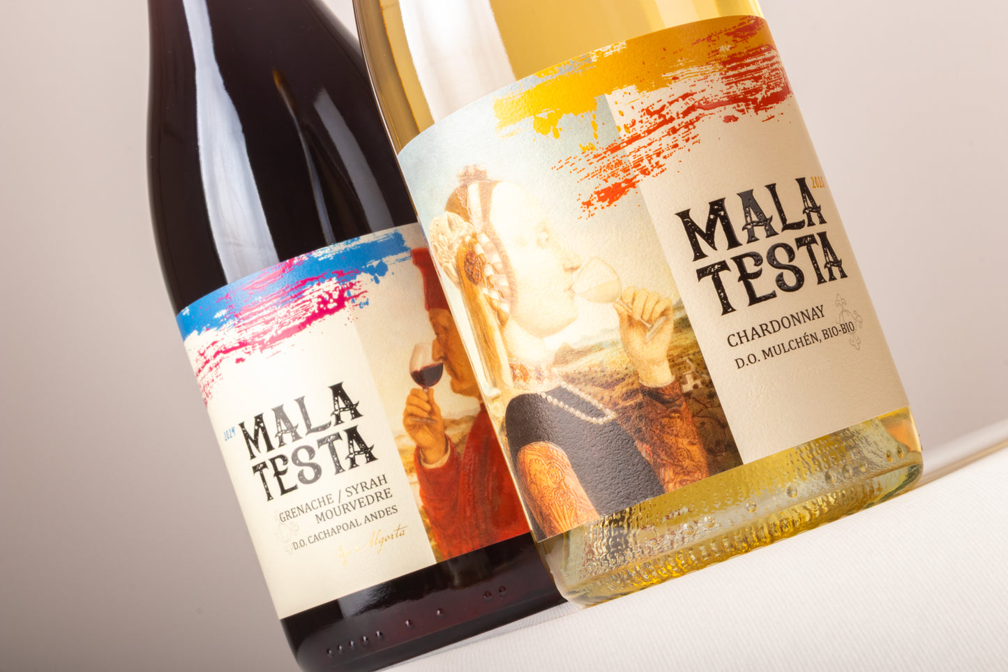 MALA TESTA - CAJA MIXTA (GSM & Chardonnay) - CAJA 6 BOT.
