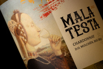 MALA TESTA - CHARDONNAY - D.O. MULCHEN - CAJA 6 BOT.