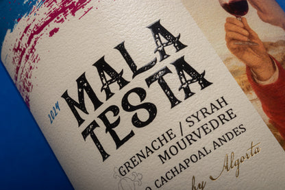MALA TESTA - GSM (Grenache / Syrah / Mourvedre) - CAJA 6 BOT.