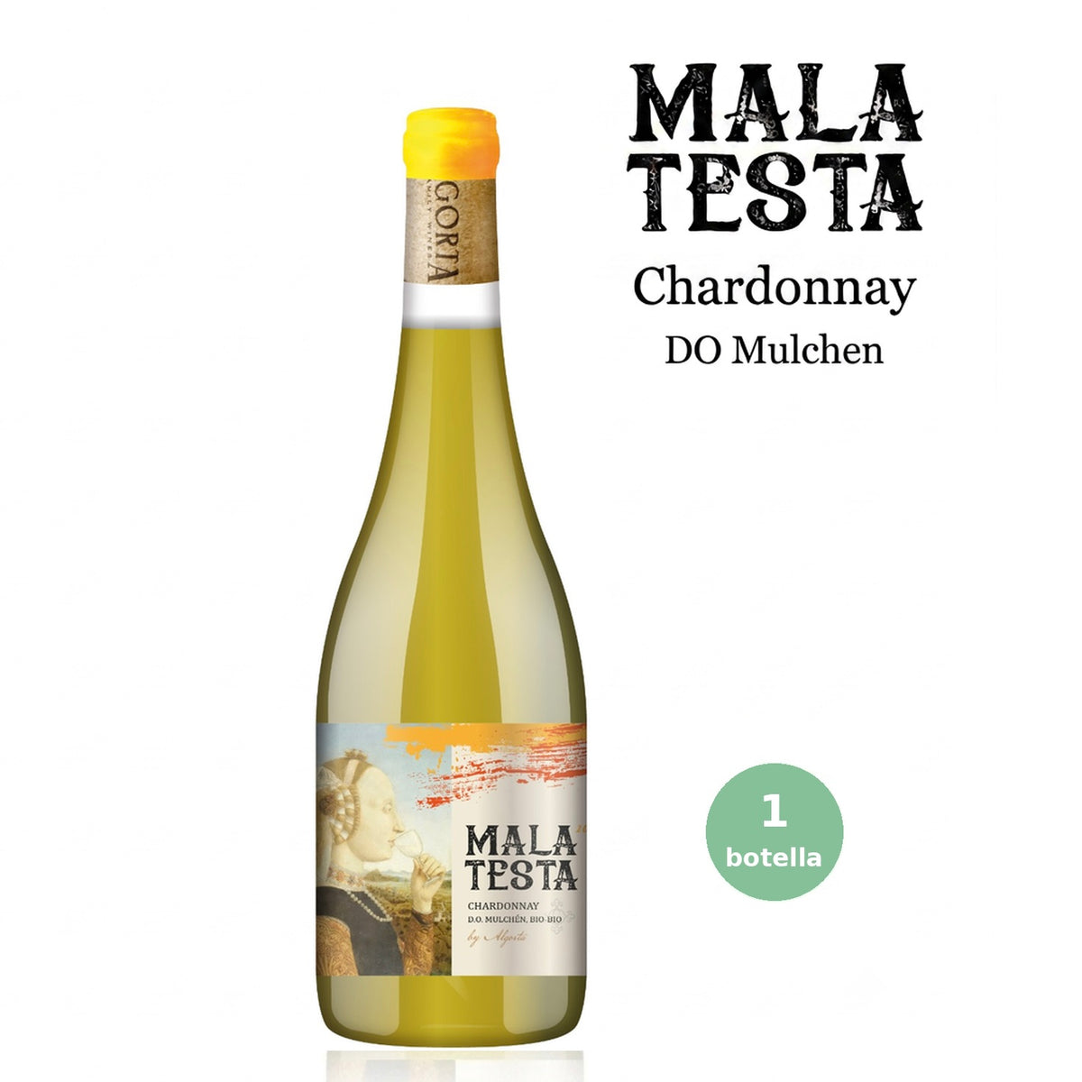 MALA TESTA - CHARDONNAY D.O. MULCHEN - 1 BOT.