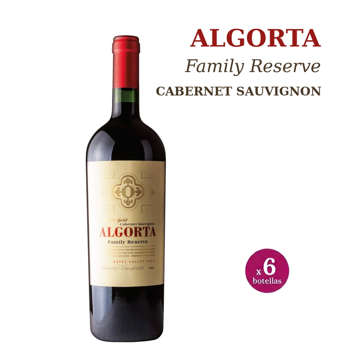 RESERVA DE FAMILIA - CABERNET SAUVIGNON - CAJA 6 BOT.