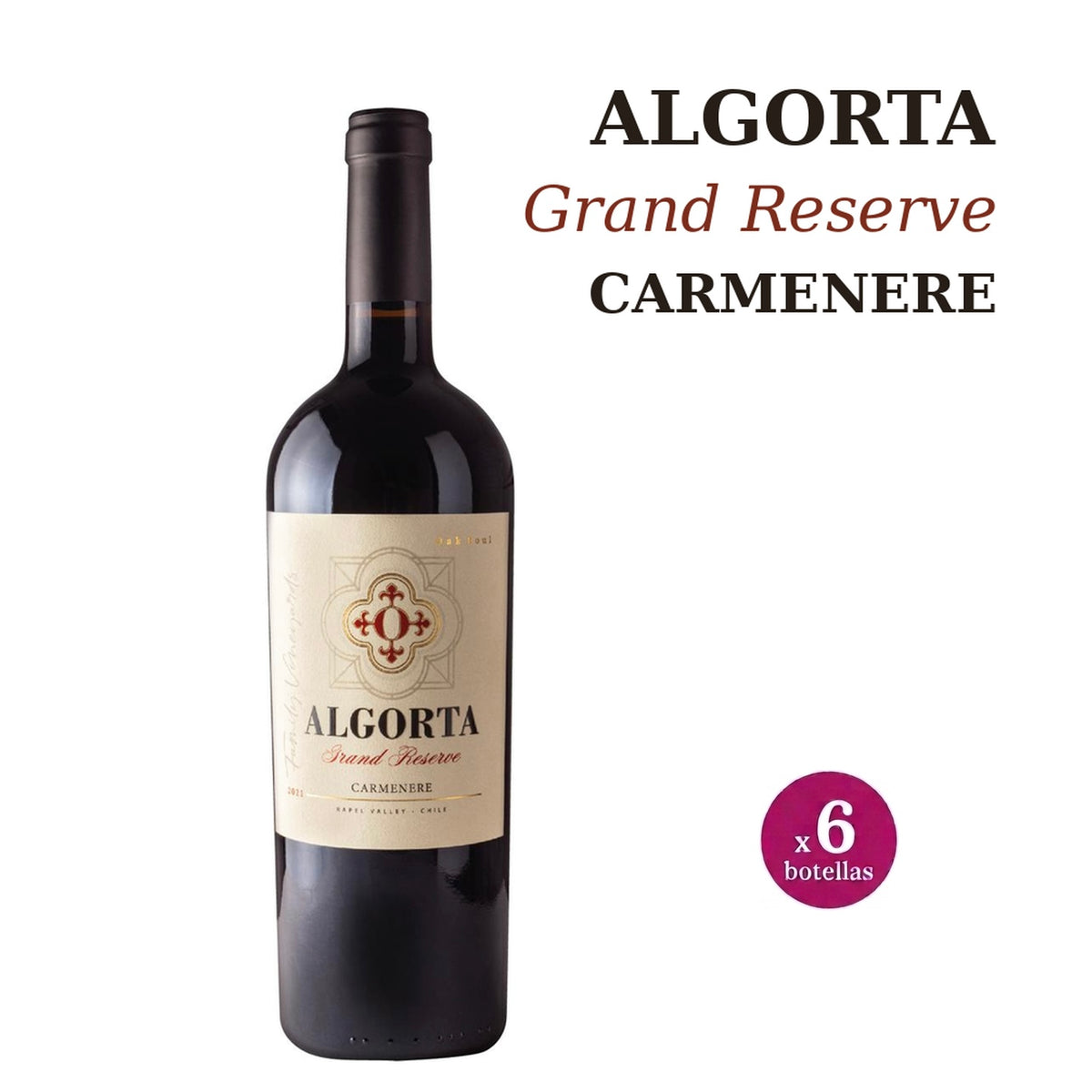 GRAN RESERVA - CARMENERE - CAJA 6 BOT.